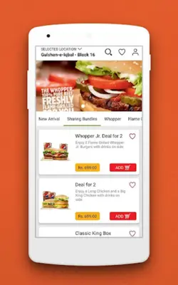 Burger King Pakistan android App screenshot 0